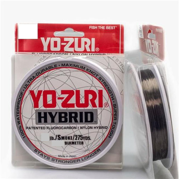 275yd Spool of 4lb Yo-Zuri Smoke Hybrid Fishing Line - Fluorocarbon/Nylon Hybrid