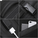 Expandable Travel Backpack Black