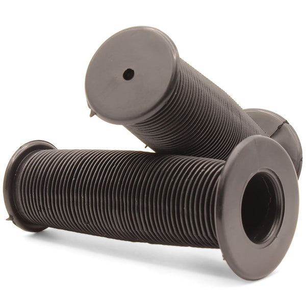 Bikelane 95mm Kids Bike Mushroom Handlebar Grip Pair (Black)