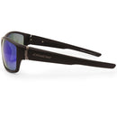 Dirty Dog Knox Satin Black/Blue Mirror Polarised Men's Sunglasses