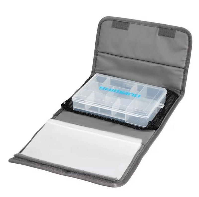 Shimano Travellers Lure Wrap With Tackle Tray and 5 Plastic Sleeves