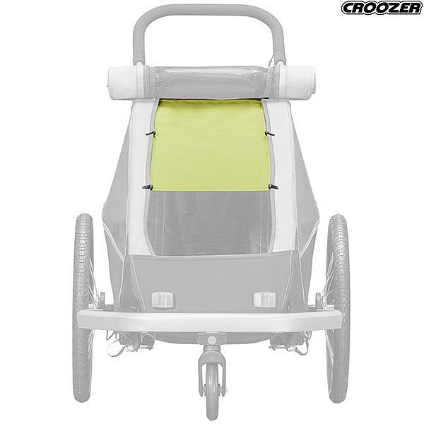 Croozer Bike Trailer Sun Cover For Croozer Kid for 1 - 2014- (Green)