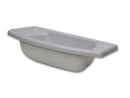 Acrylic Narrow Rectangular Basin 495x190mm