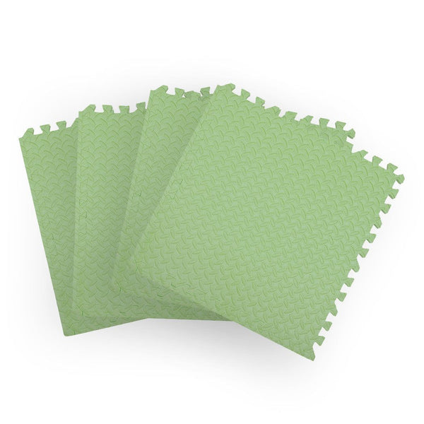 Bopeep EVA Foam Kids Play Mat Floor Kid Crawling Interlocking Home Green 60x60