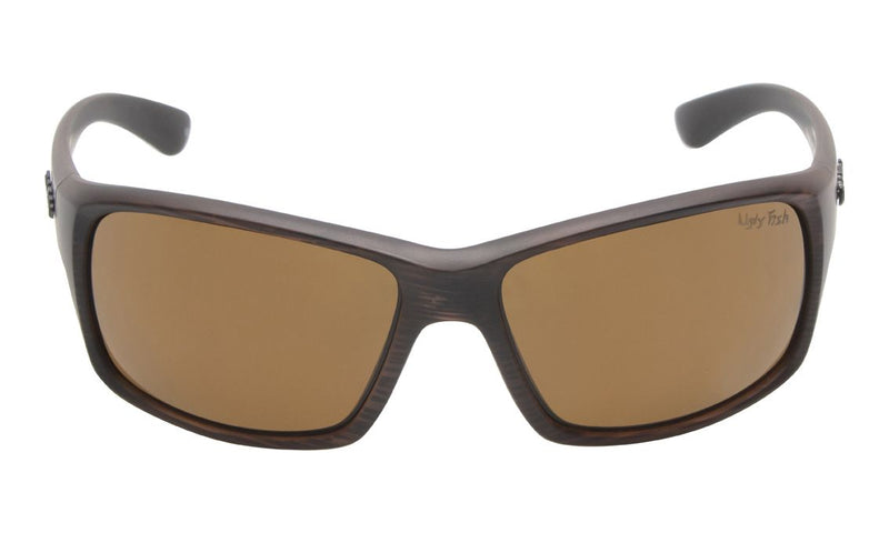 Ugly Fish Tsunami PC3443 TR-90 Brown Frame/Brown Lens Polarised Sunglasses