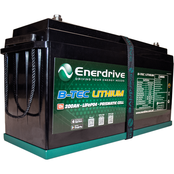 Enerdrive B-TEC 12V 200Ah G2 Lithium Battery