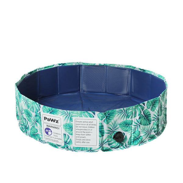 Pawz 100cm Pet Dog Swimming Pool Cat Portable Bath Tub Shower Washing Folding