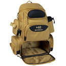 Multifunctional Fishing Tackle Backpack Tactical Gear Bag Khaki