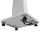 Kanto SX22W 22" Tall Fillable Speaker Stands with Isolation Feet - Pair, White