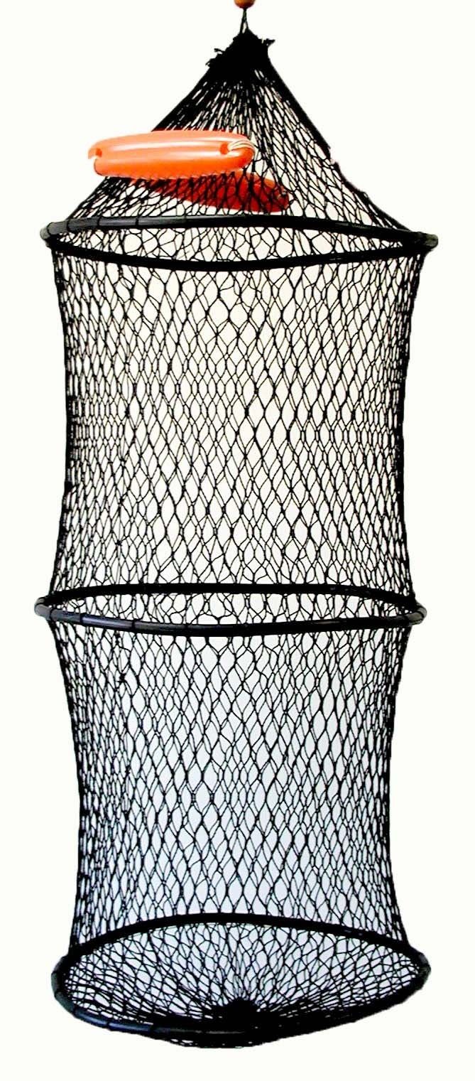 Seahorse Jumbo Collapsible Floating Keeper Net With Draw Cord Closure-Poly Creel