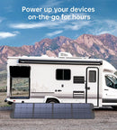 Smart 200W Foldable Solar Blanket with USB Charging