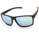 Dirty Dog Blast XL Satin Black-Grey/Ice Blue Mirror Polarised Men's Sunglasses