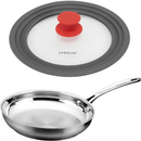 Scanpan Stainless Steel 28cm/11" Frying Pan & Pyrolux Lid Set - Silver