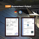 San Hima 2X 110W PERC Solar Panel Kit Mono Multi-busbar Bypass Diode Tech 5MM