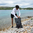 Jobe 20-Litre Waterproof Roll Top Dry Bag Backpack (Grey)