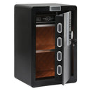 Traderight Group  Fingerprint Large Security Safe Box Key Lock Money Safe Box Home Office 34.5L