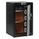 Traderight Group  Fingerprint Large Security Safe Box Key Lock Money Safe Box Home Office 34.5L
