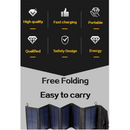 Foldable Solar Panel Charger with 20W/h Portable USB