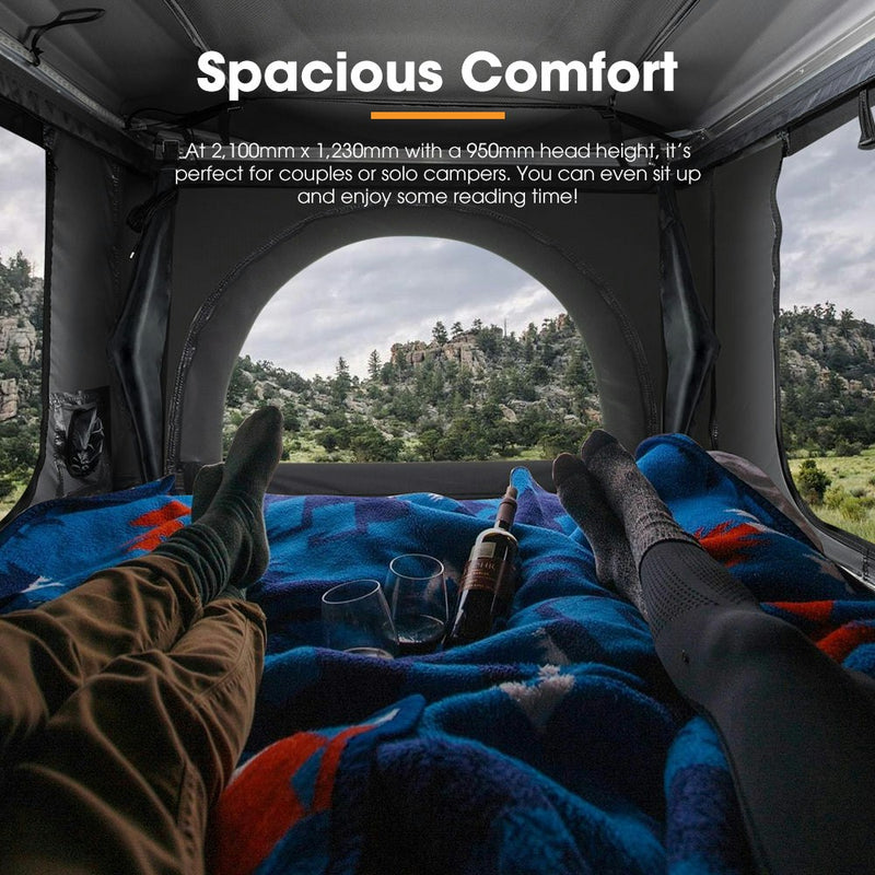 San Hima Jervis Loft Rooftop Tent Pop Up Hardshell With Ladder Waterproof 4WD