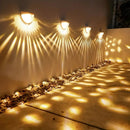 Illuminate Your Holidays: 4-Pack Solar Fence Lights for Festive Deck Decoration