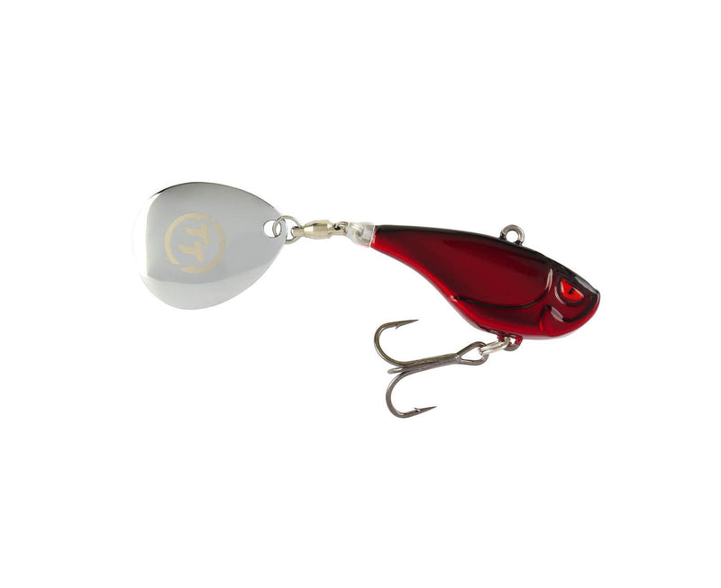 TT Lures Flashpoint+ 33mm Tail Spinner Vibe Lure - BLOODY NIGHTMARE