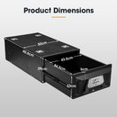 San Hima Lightweight 2X 900MM 4WD Rear Drawer Vehicle Storage Lockable