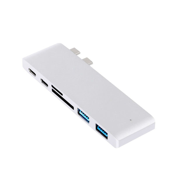 Traderight Group  USB 3.0 Type-C HUB 6 Port Powered Adapter High Speed SpLitter for Macbook pro