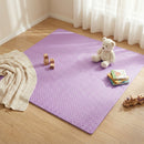 Bopeep EVA Foam Kids Play Mat Floor Kid Crawling Interlocking Home Purple 60x60