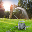 Traderight Water Hose Reel Holder 1/2'' X 20m Garden Watering Home Car Washing