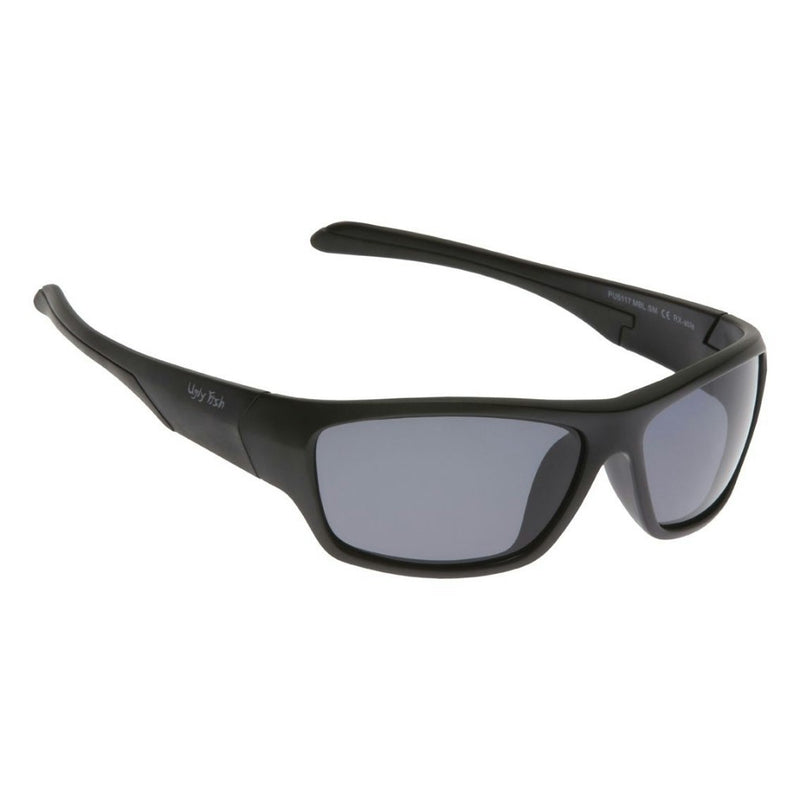 Ugly Fish PU5117 Unbreakable Polarised Black Frame/Smoke Lens Wrap Sunglasses