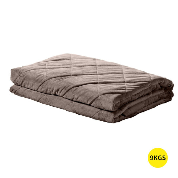 Dreamz Weighted Blanket Heavy Gravity Adults Sleeping Deep Relax Kids Adult 9kg