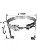 9KG Adjustable Gas Cradle - Bolt On