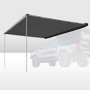 San Hima Car Side Awning Pull-out Telescoping Poles Waterproof Car