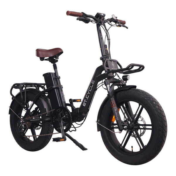 ET.Cycle F720 Folding E-Bike, 250W-750W, 48V 15Ah, 720Wh [Matt Black 20"]