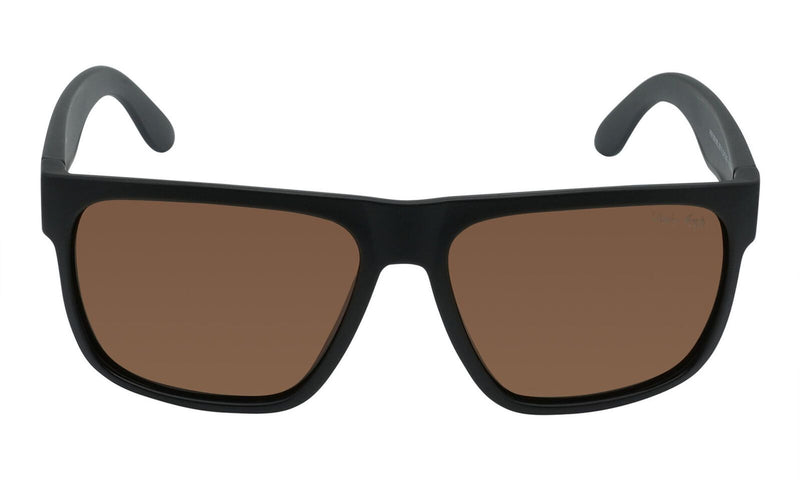 Ugly Fish PFR389 Polarised Floating Sunglasses - Matt Black Frame/Brown Lens