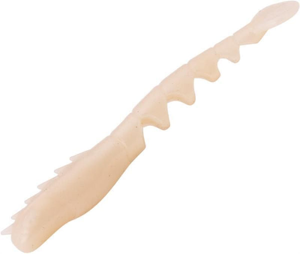 Berkley Powerbait 8 Pack of 2 Inch Fan Tail Shrimp Soft Plastics - Pearl White