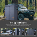 San Hima Dual Shower Awning Instant Fold-Out Ensuite Tent Camping Change Room