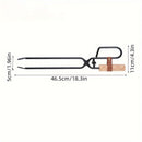 Extra-Long Heat-Resistant Charcoal Tongs for BBQ & Fire Pit