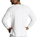 Mens Merino Wool Blend Long Sleeve Base Layer