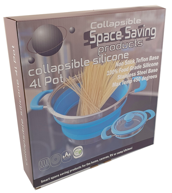 Non Stick 4L Collapsible Silicone Pot Large