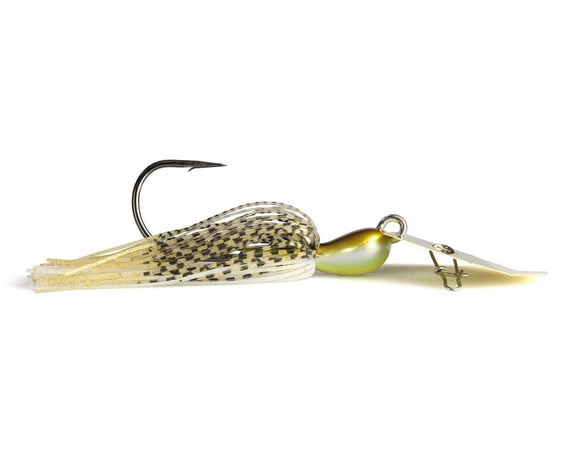 Zman 1/2oz Chatterbait Big Blade Skirted Jig Lure - GOLD GLIMMER