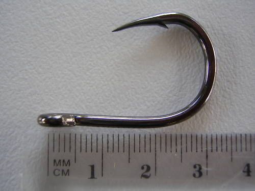 1 Box of Mustad 10827NPBLN Hoodlum Live Bait 4x Strong Fishing Hooks