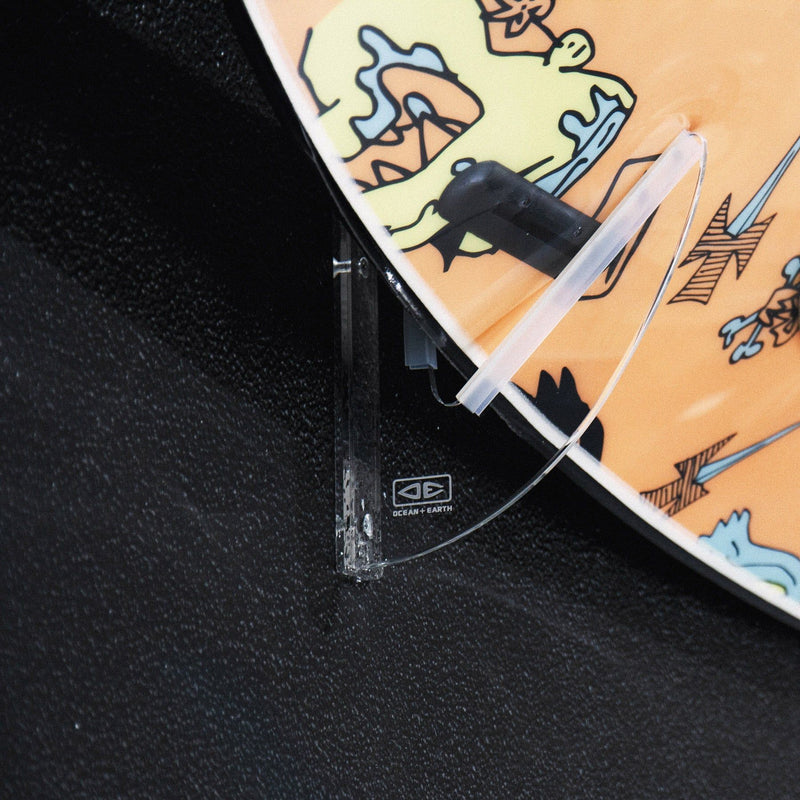 Ocean & Earth Invisible Clear Horizontal Single Surfboard Storage or Display Rack