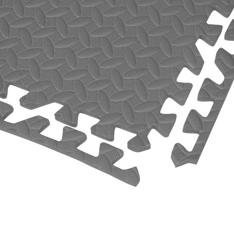 Bopeep EVA Foam Kids Play Mat Floor Kid Crawling Interlocking Home Grey 60x60