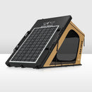 San Hima Kalbarri Gen 2 Roof Top Tent Khaki Hardshell + 250W Solar Panel