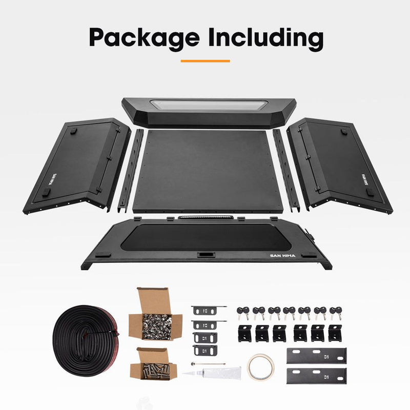 San Hima UTE Steel Canopy For Isuzu D-MAX 06/2012-2020 Dual Cab