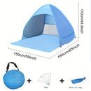 Portable Waterproof Beach Tent with Sunshade