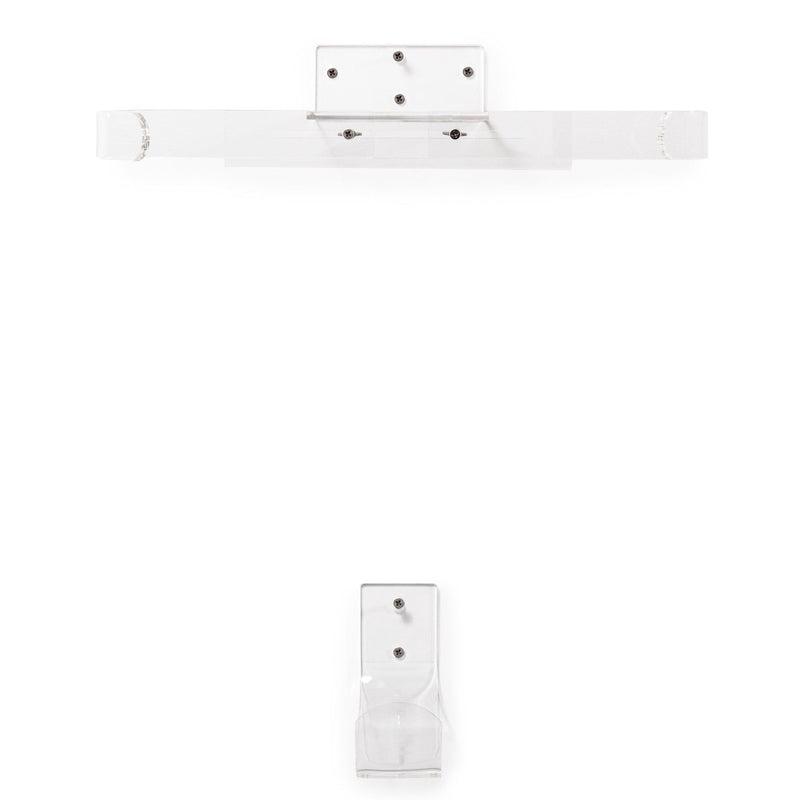 Ocean & Earth Clear Invisible Wall Mounted Vertical Surfboard Storage Rack