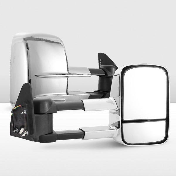 San Hima Extendable Towing Mirrors for Toyota Prado 120 Series 2002-2009