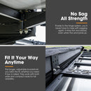 San Hima 180 Degree Awning Free-Standing Car Camping 4x4 Awning With L Brackets